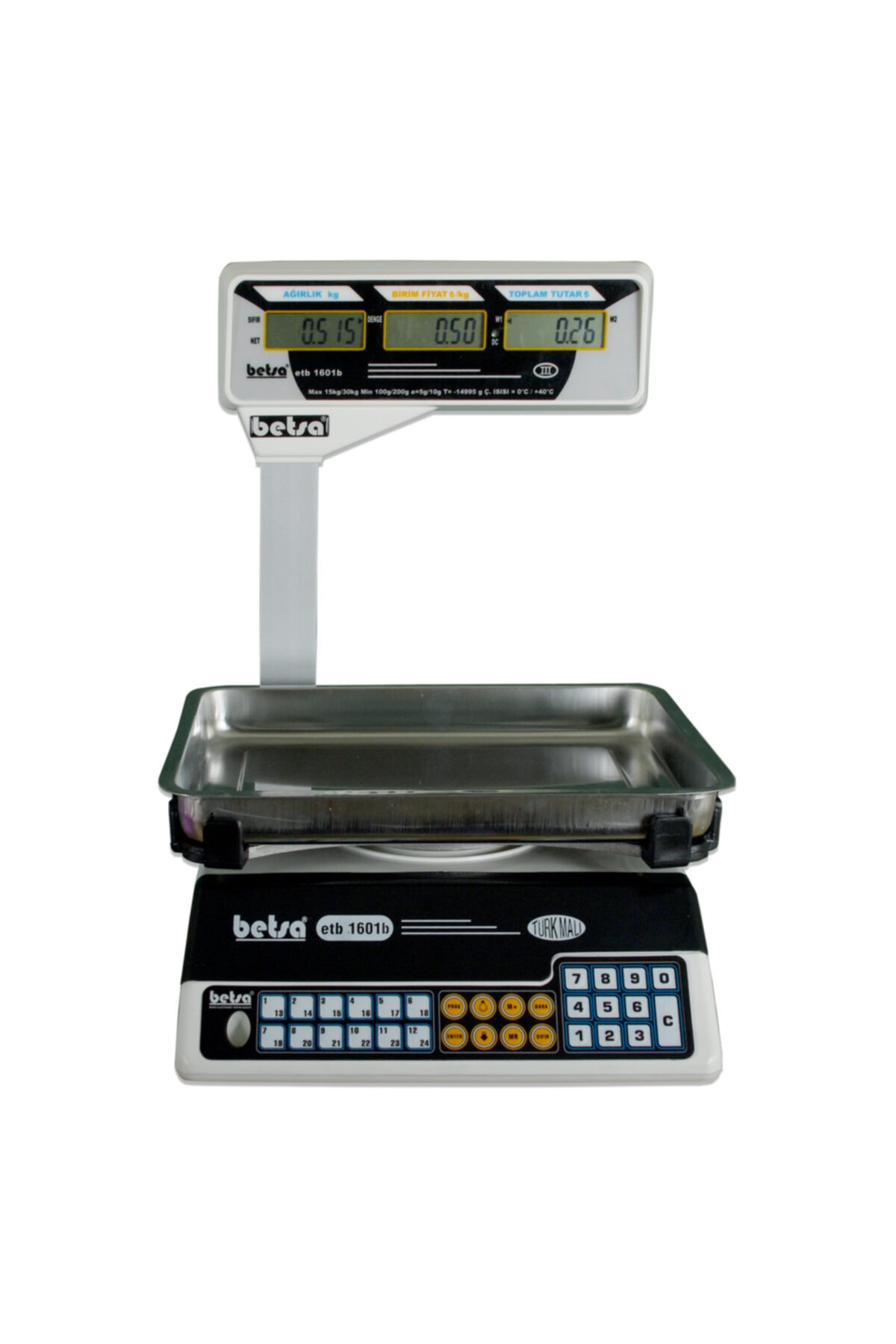 Betsa etb 1601b 30 kg boyunlu terazi